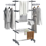 3/4 Tier Clothes Airer Stainless Steel Clothes Drying Rack | Large