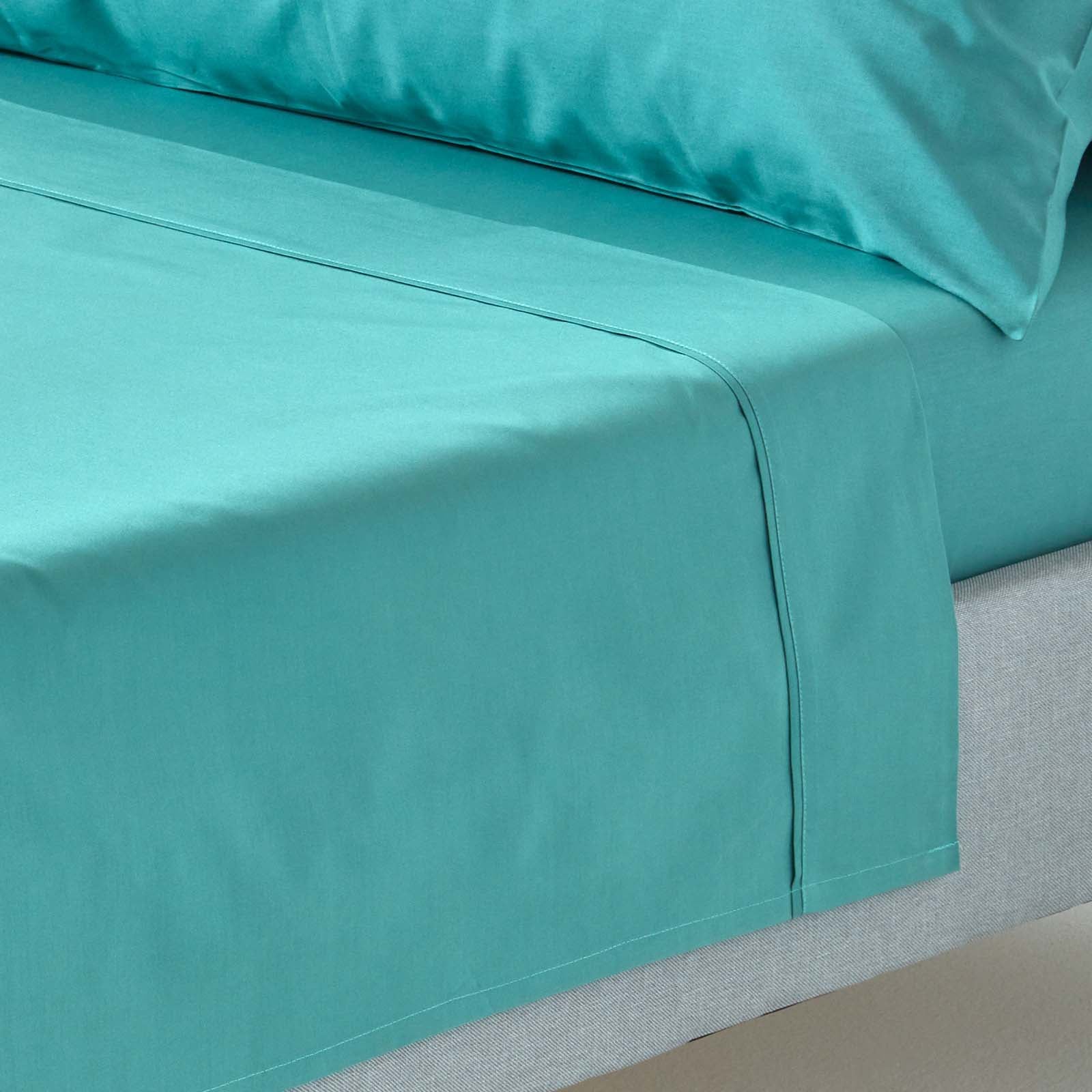 Egyptian Cotton Flat Sheet 200 Tc | Super King | Teal