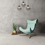 Cliff Black Pendant Lamp 3xe27 Hand Made Matt Black Cage Style Lamps With Natural Wood Detail