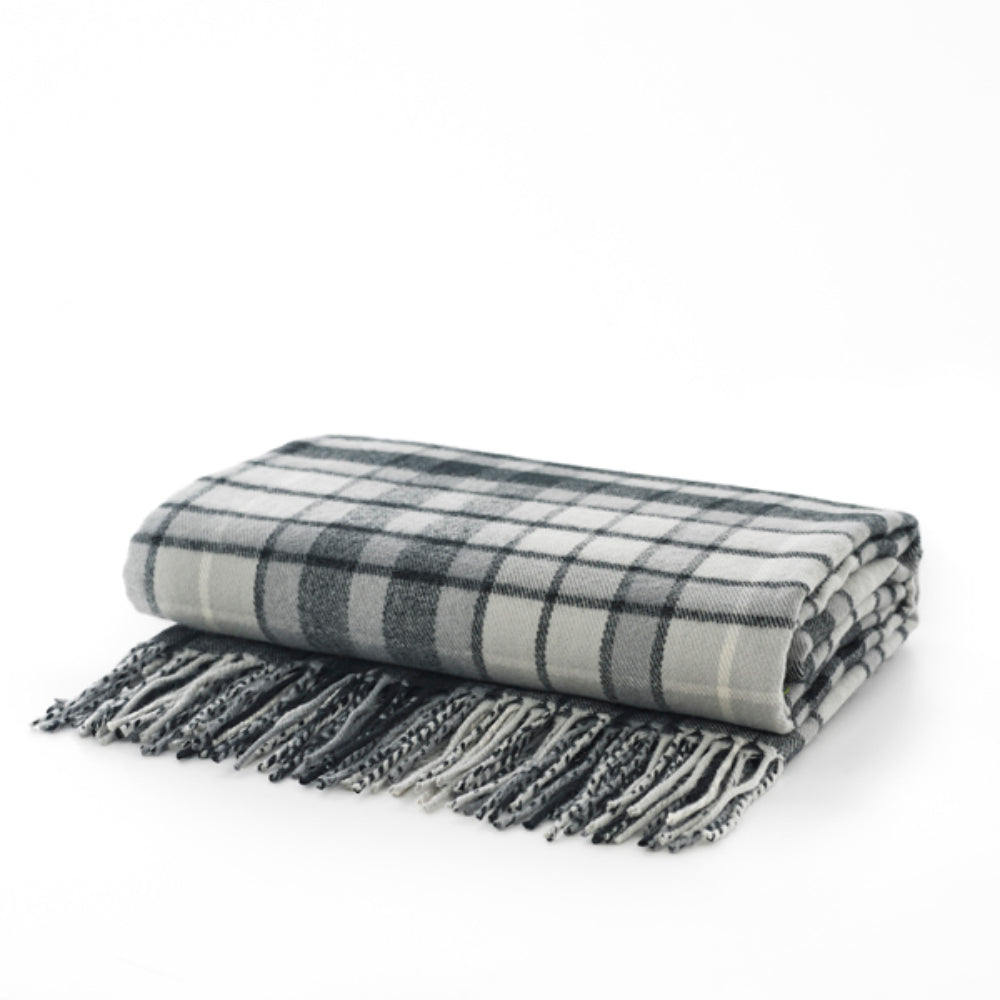 Buchanan Faux Cashmere Throw | Gray