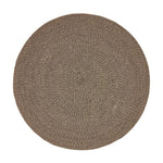 Handmade Woven Braided Rug | 120cm | Linen
