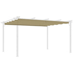 Pergola Shade Cover Replacement Canopy For 3/4 X 3(m) Pergola | Large | Tan