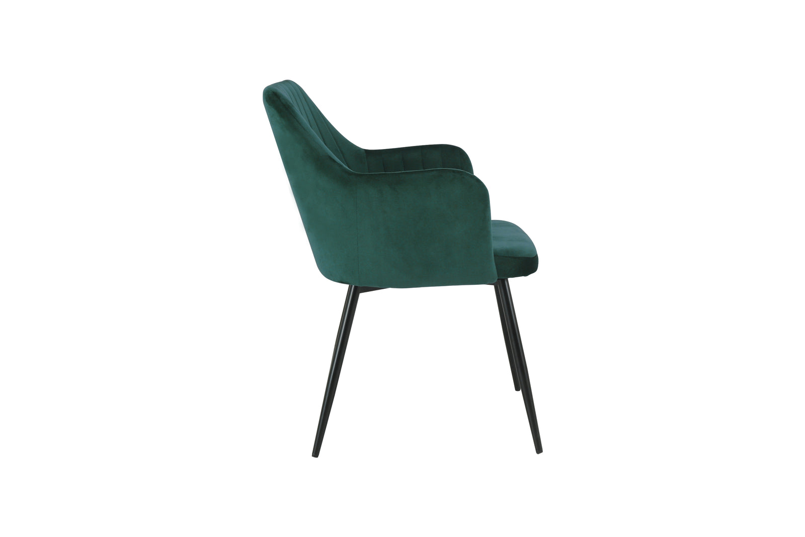 San Diego Marble Top Dining Table With Charlotte Velvet Chairs | Green