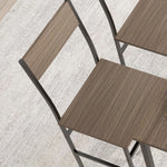 Industrial 4 Piece Dining Table And Chair Set Kitchen Table