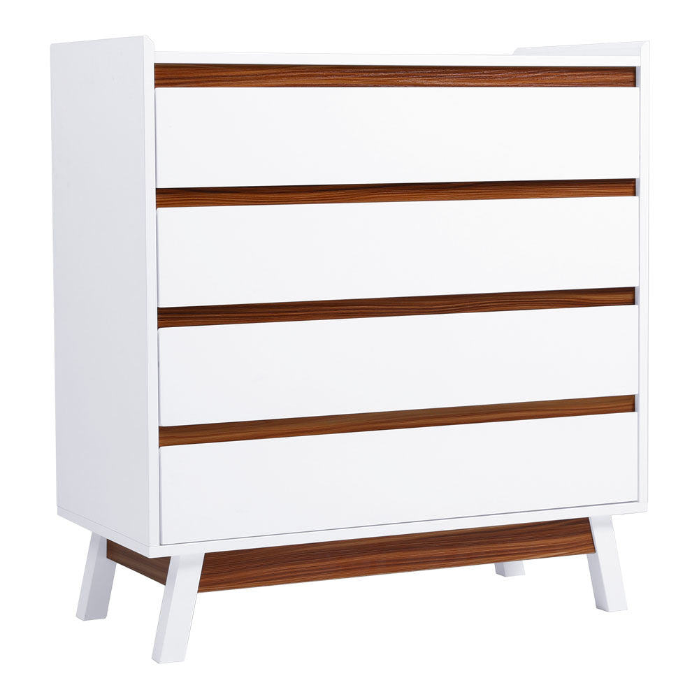 Modern 4-tier Storage Cabinet Chest, 60cm/80cm Wide Elegant Bedroom Organizer With Spacious Drawers | Large