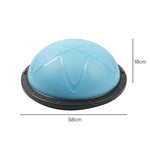 Balance Trainer Ball Resistance Bands Pump Anti Burst Fitness Home | Blue