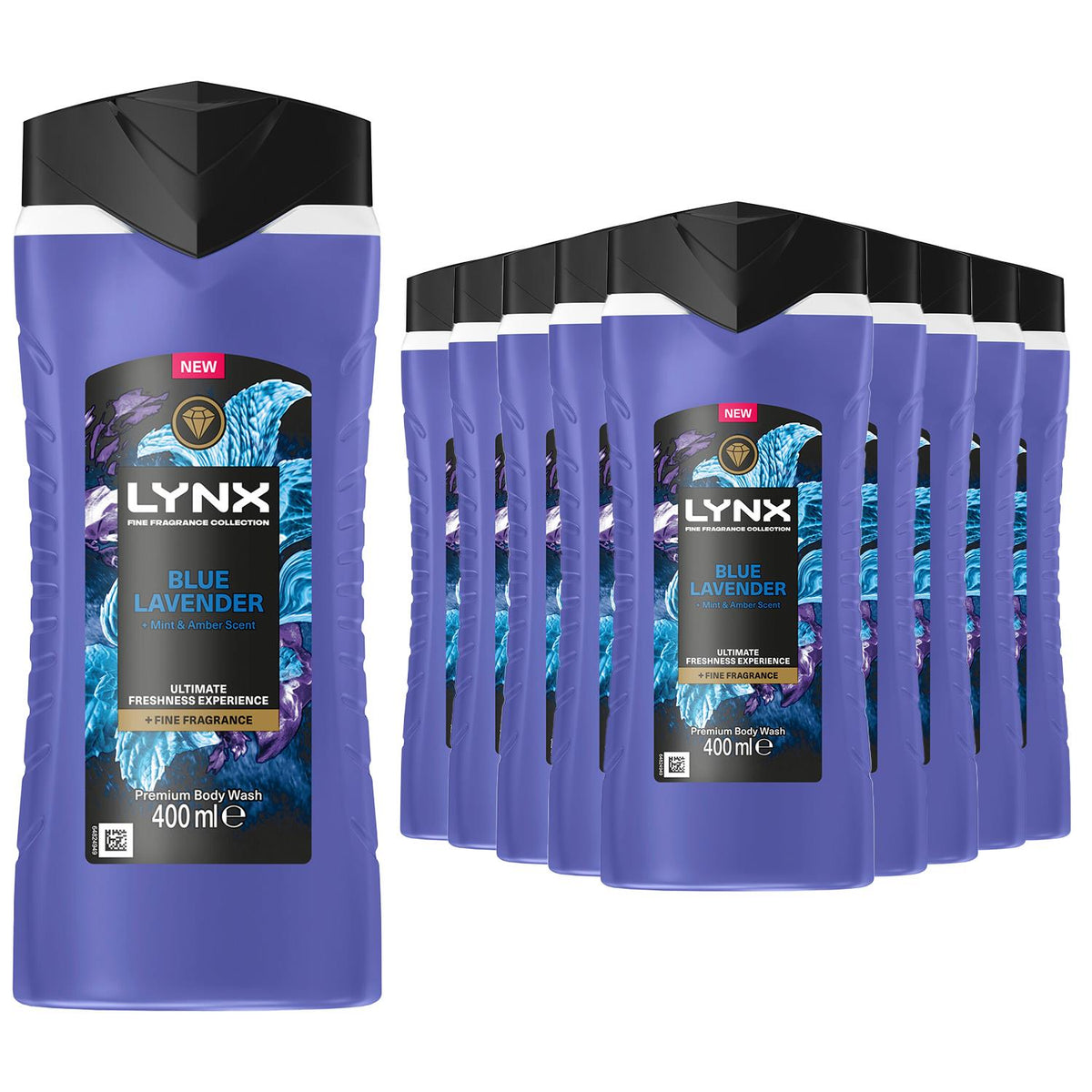 Blue Lavender Body Wash With 12hrs Of Freshness For Men 400ml | Set of 24