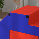 2-piece Soft Play Set, Baby Foam Climber Block For Toddler | Blue