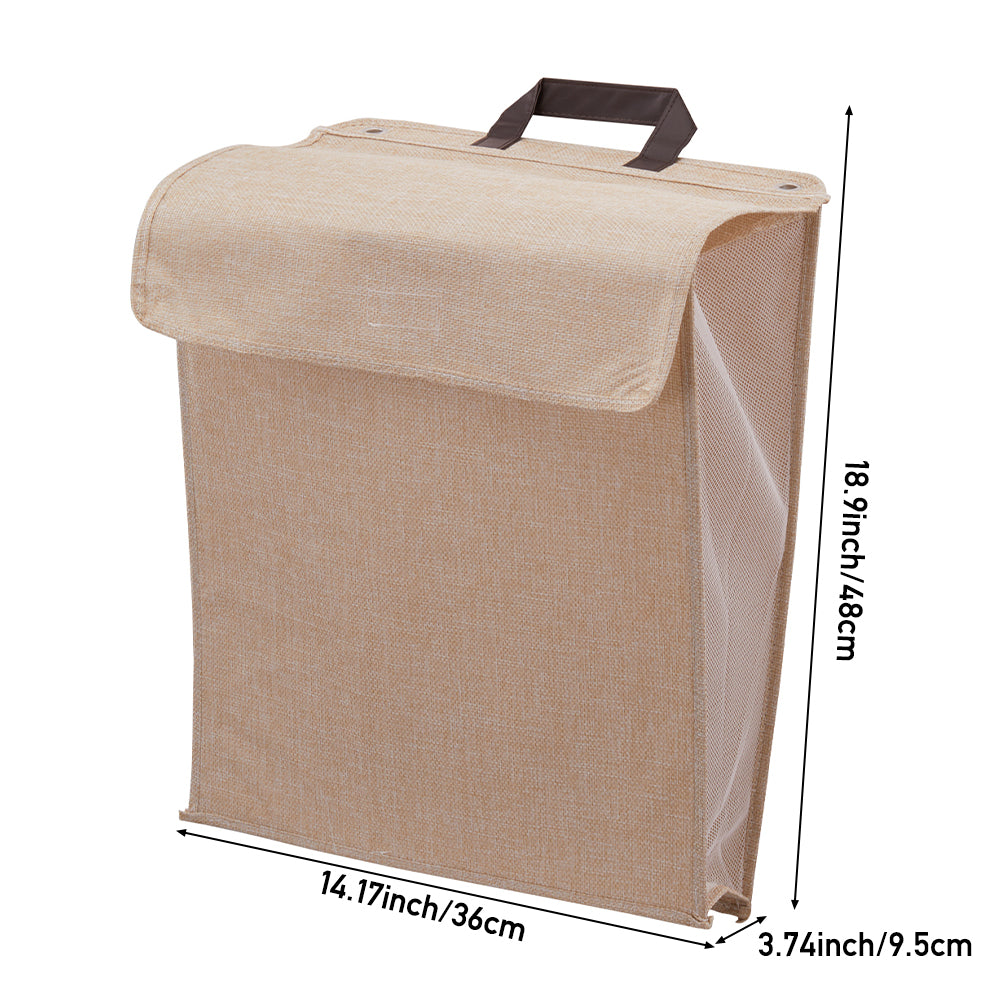 Foldable Washable Hanging Laundry Basket | Beige