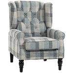 Accent Chair Wingback Armchair Retro Tufted | Multi Colour