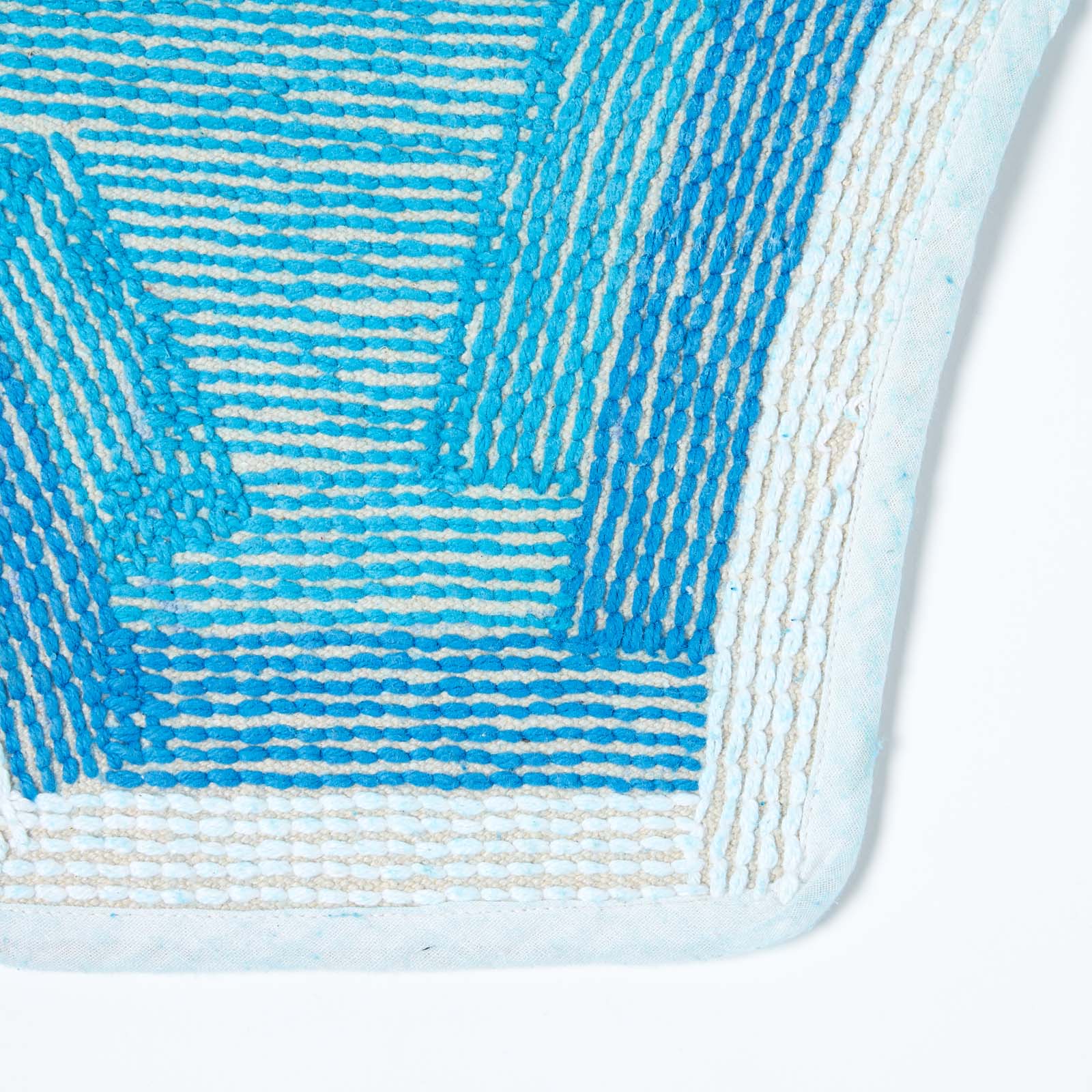 Cotton Tufted Blue Elephant Rug