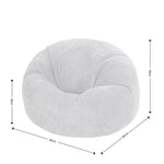Kingston Classic Cord Bean Bag Chair | Blue