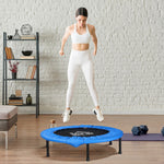 Trampoline Indoor Outdoor Rebounder Mini Jumper Sports Game | Large | Blue