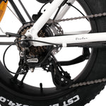 Vester 2025 Folding Bike - Fat Tyre E-bike | One Size | White