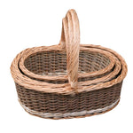 Wicker Set Of 3 Pennine Shopping Baskets