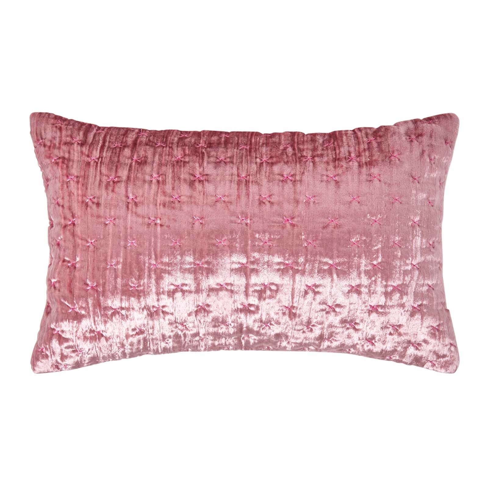 Crushed Velvet Cushion Cover | 30cm x 50cm | Blush Pink