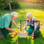 Outsunny 2in1 Folding Garden Kneeler Foam Chair Pad Support Bench