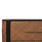 Havana Weave 3 Drawer Chest, Brown