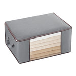 Foldable Fabric Clothes Organizer Bag Portable Storage Solution For Closet