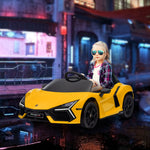 Lamborghini Revuelto Licensed Ride On Car W/ Suspension | Yellow