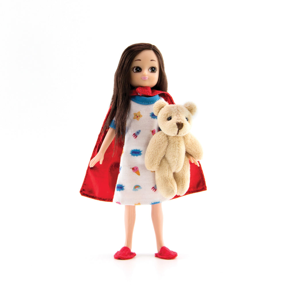 True Hero Doll with Red Cape and Accessories