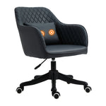 Office Chair W/ Massage Lumbar Pillow Wheels | Blue