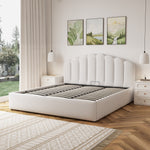 Ranson Fabric Ottoman Bed Frame | Super King | Beige