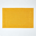 Imperial Plain Turkish Cotton Bath Mat | 50 x 80cm | Ochre