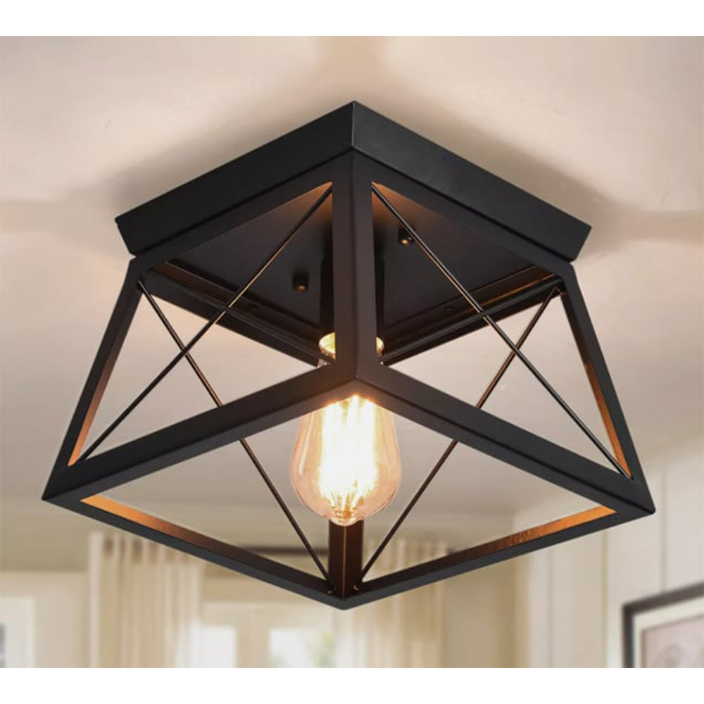 Bath Plus TB+ Vintage Metal Flush Mount Ceiling Light