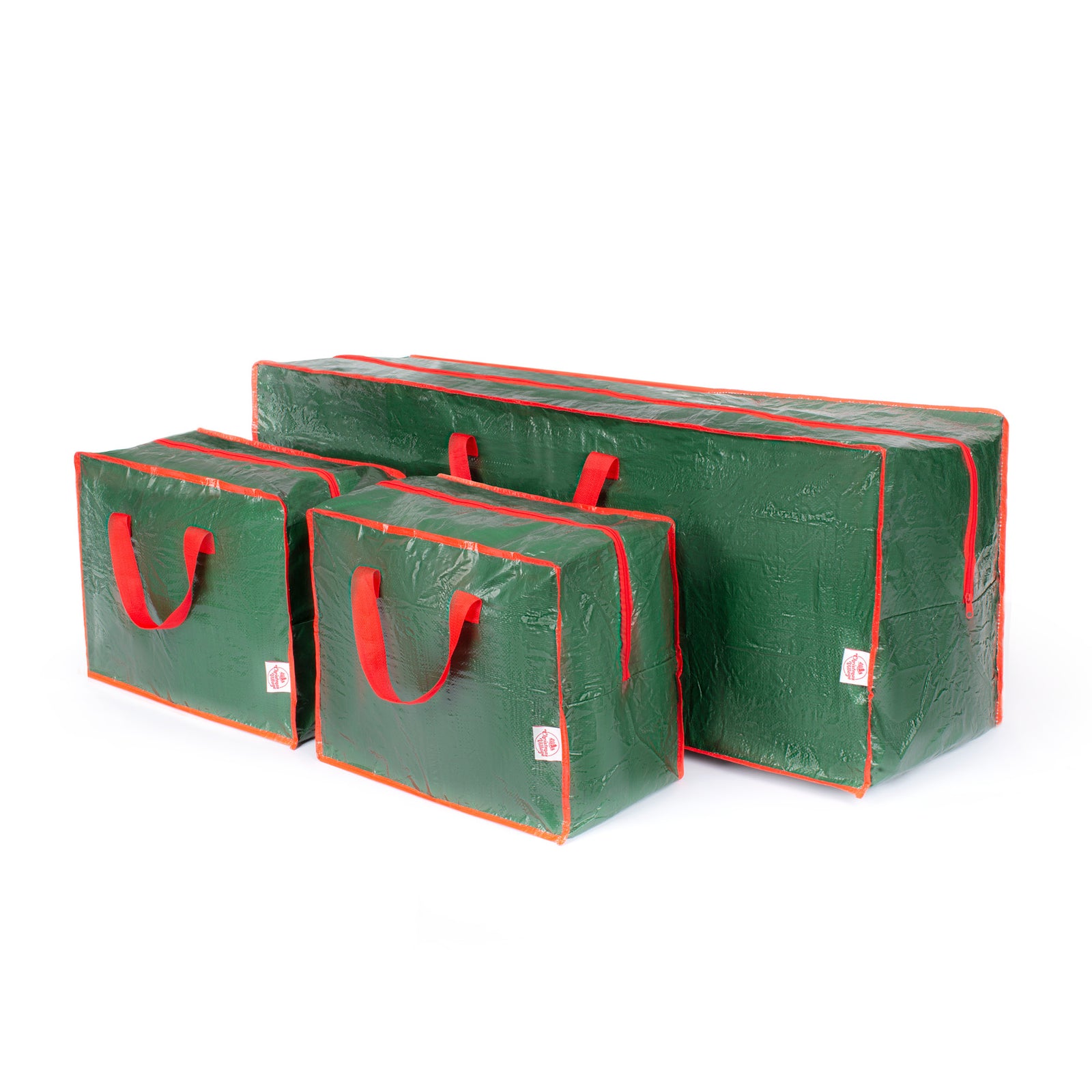 3 Piece Christmas Storage Set Tree Bag And Decoration Bags