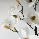 Artificial 110cm Magnolia Artificial Tree White Potted