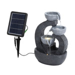 Garden Solar-powered Water Fountain Rockery Decor