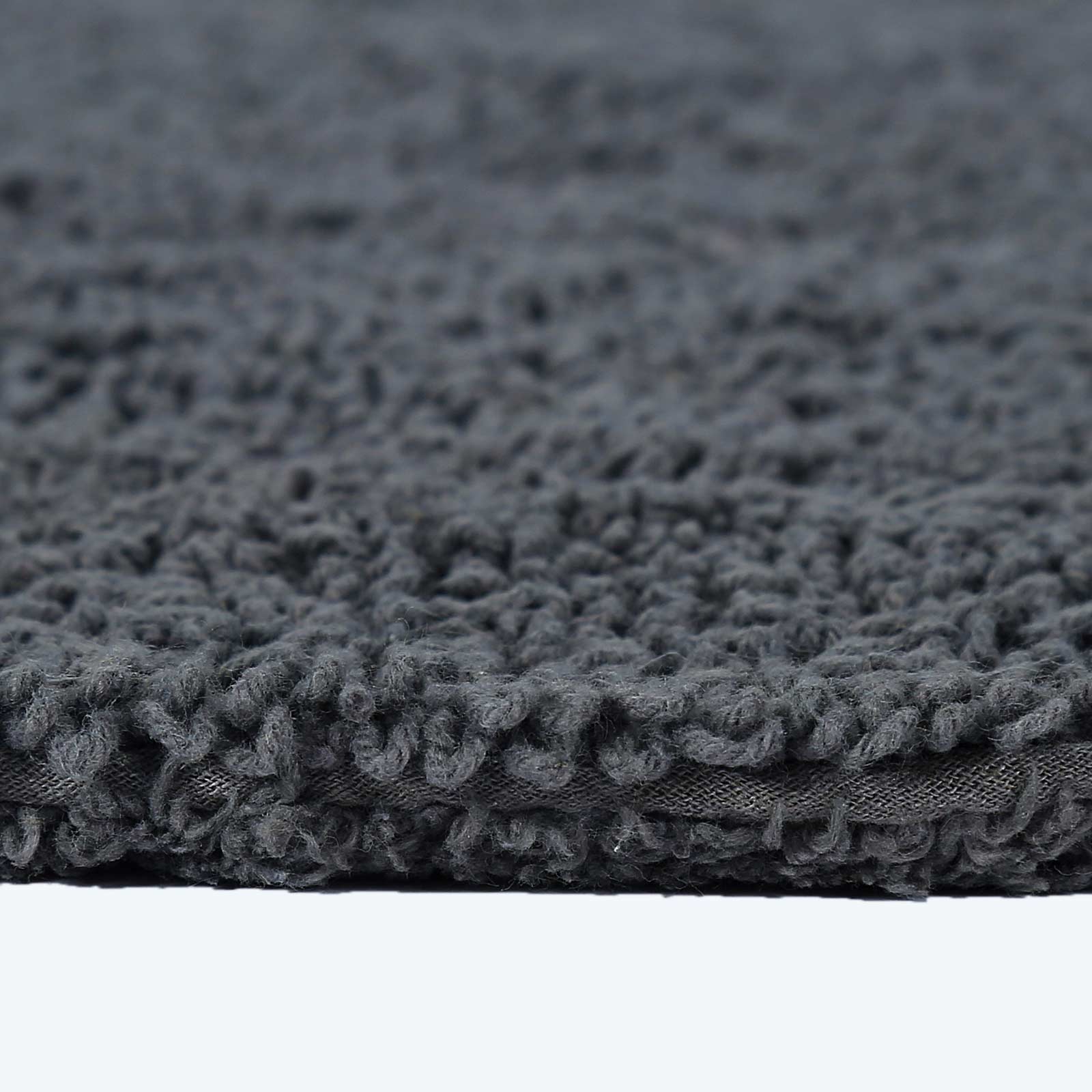 Luxury Reversible Cotton Bath Mat | Pedestal Mat | Grey