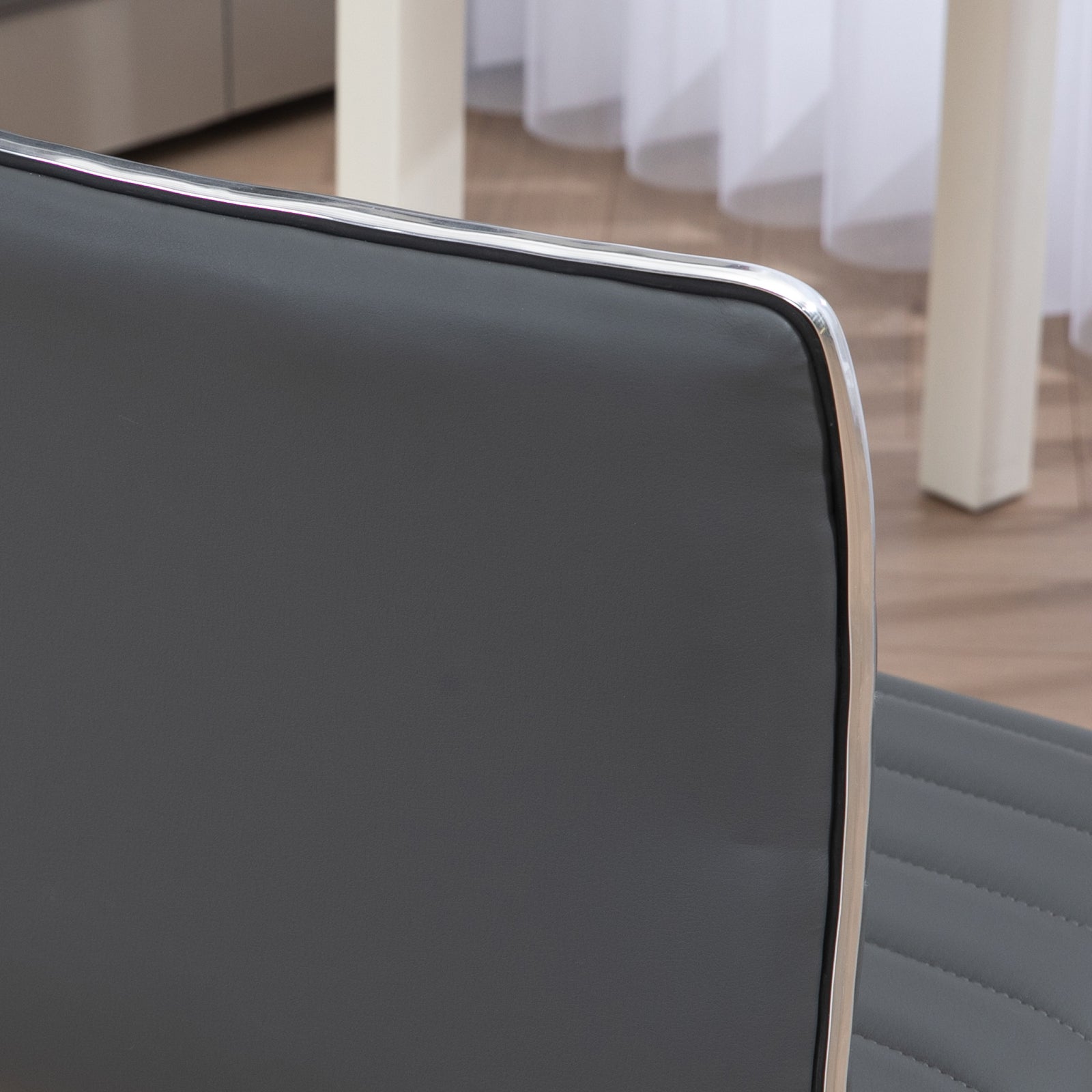 Ergonomic Executive Chair Armless | Dark Gray