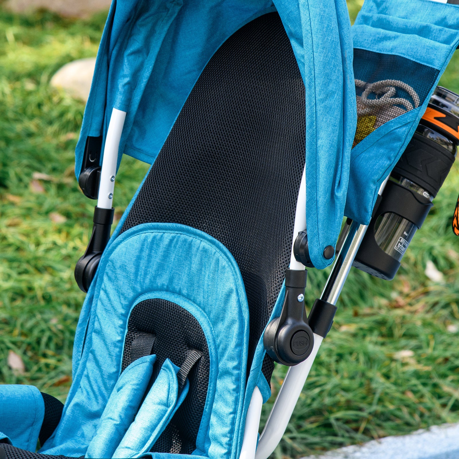 6 In 1 Kids Trike, Stroller With Parent Handle | Teal
