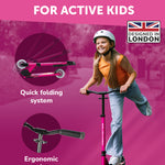 Deluxe 2 Wheel Scooter | Fuchsia