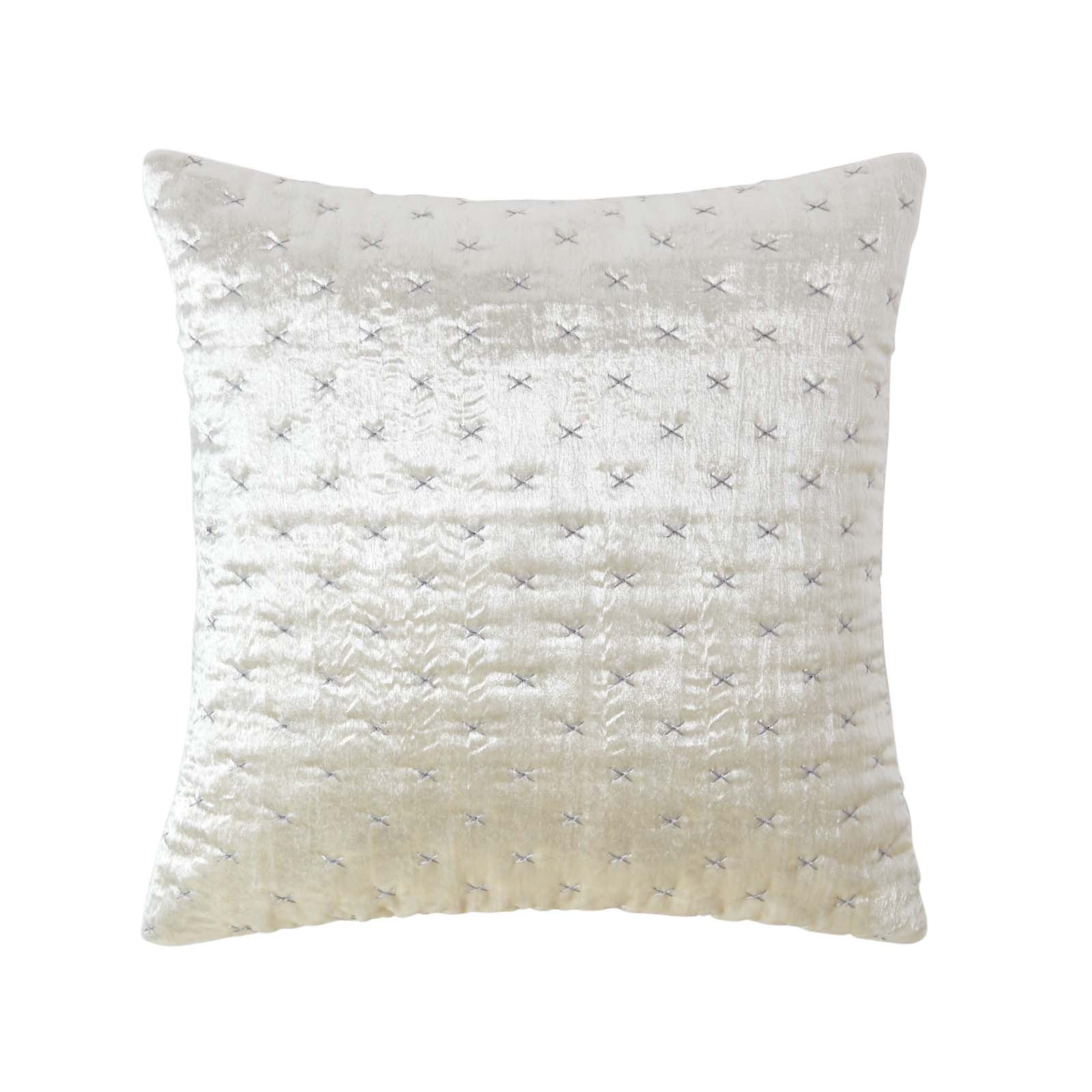 Crushed Velvet Cushion Cover | 40cm x 40cm | Cream
