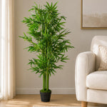 120cm (4ft) Fat  Artificial Bamboo Plants Trees - Xl