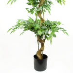 180cm Artificial Twisted Fruticosa Ficus Tree Triple Ball Topiary