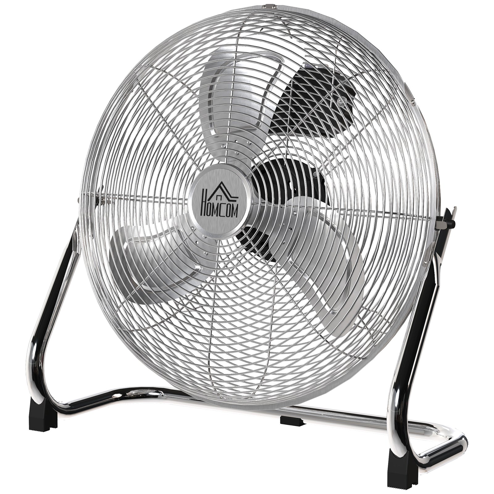 Metal Floor Fan With 3 Speeds & Adjustable Tilt