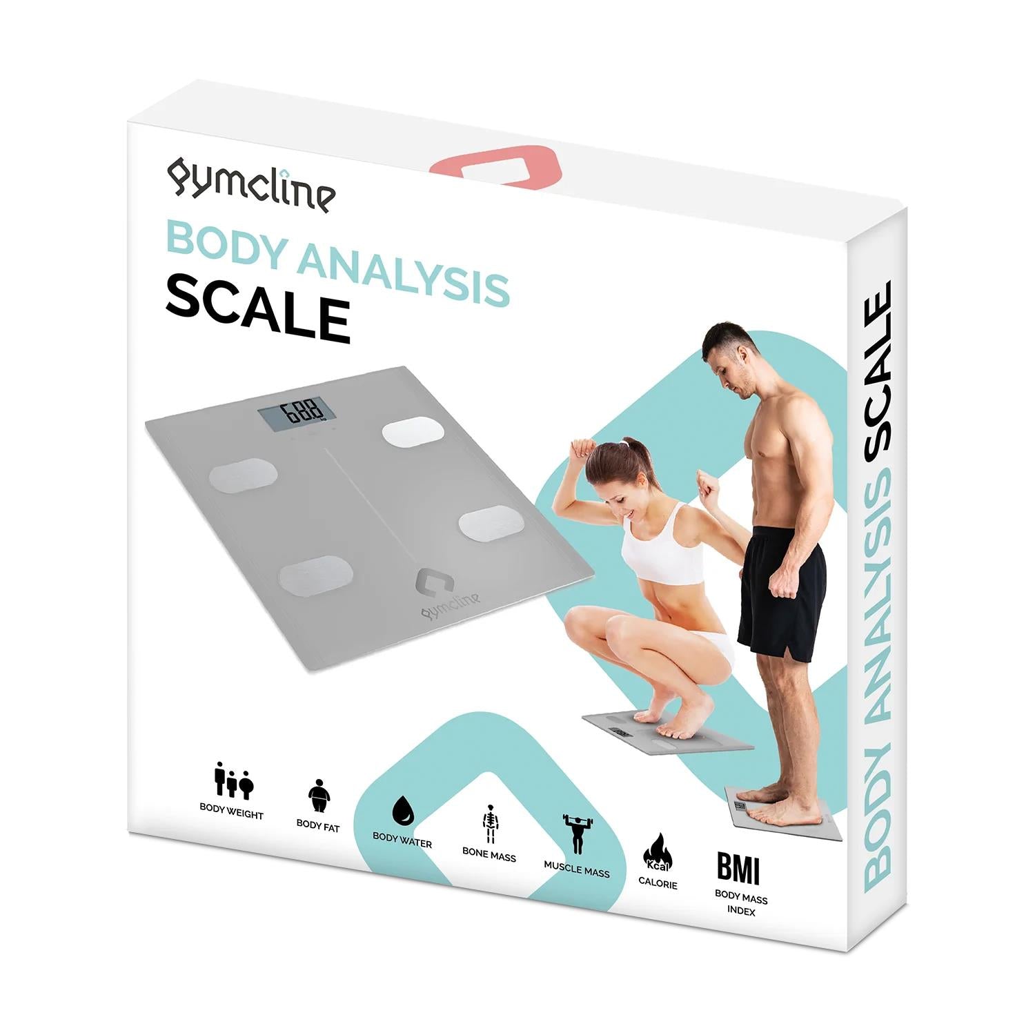 Body Analysis Scale W/ Bmi Report & Daily Calorie Intake Guide | Silver