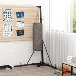 00bk Foldable Adjustable Punch Bag Stand | Black