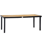 Garden Dining Table For 8, Aluminium Frame For Patio