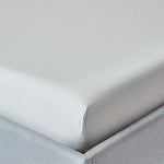 Egyptian Cotton Deep Fitted Sheet 200 Tc | Super King | Silver Grey