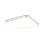 Ajax Modern Led 33cm Ceiling Lamp In Cool White With Chrome Detail With Long Life Low Energy Light Source | 33cm | White