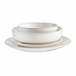Nordic Stoneware Dinner Set | 16 Piece | White