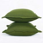 Plain Outdoor Cushion 45 X 45 Cm, Set Of 2 | 45cm x 45cm | Green