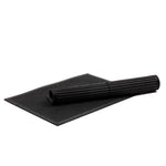 Nicoman Ribbed Harmony Entrance Doormat | 120cm x 80cm | Black