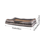 Durable Removable Washable Pet Bed With Anti-slip Bottom | Small | Brown
