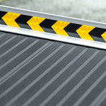 Folding Aluminium Wheelchair Ramp For Home | Large | Black